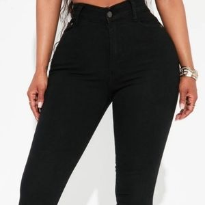 Caroline High Rise Jens Black Size 13